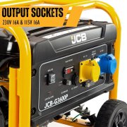 JCB-G3600P 224cc 3.6kW / 4.5kVA Single-Phase Petrol Generator